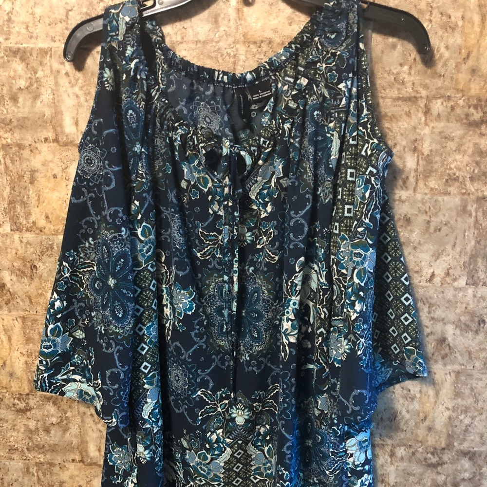 Open Shoulder dressy top